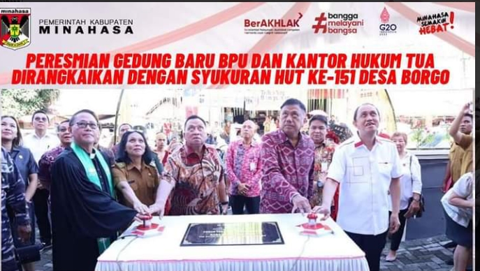 Gedung BPU dan Kantor Kumtua Desa Borgo Tombarir