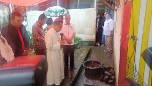 Peletakan Batu Pertama Pembangunan Gereja Katolik Pinabetengan Minahasa