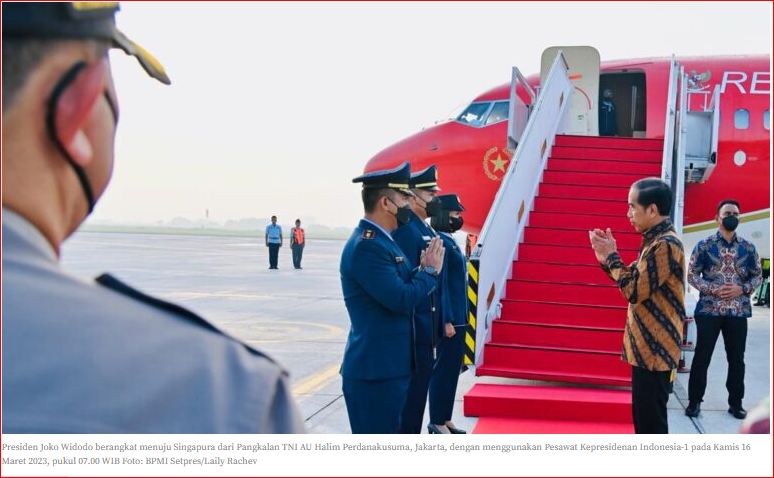 Presiden Joko Widodo Kunker ke Singapura