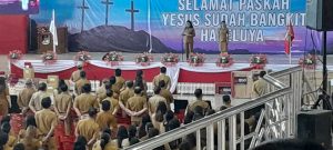 Apel dan Ibadah Paskah Jajaran Pemkab Minahasa