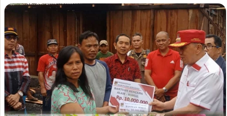 Bantuan Sosial Bupati Minahasa