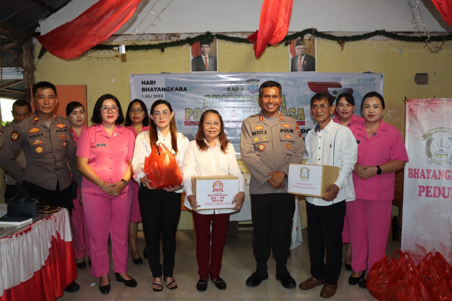 Kapolres Ketut Suryana Anjangsana ke Panti Asuhan Kasih Sayang